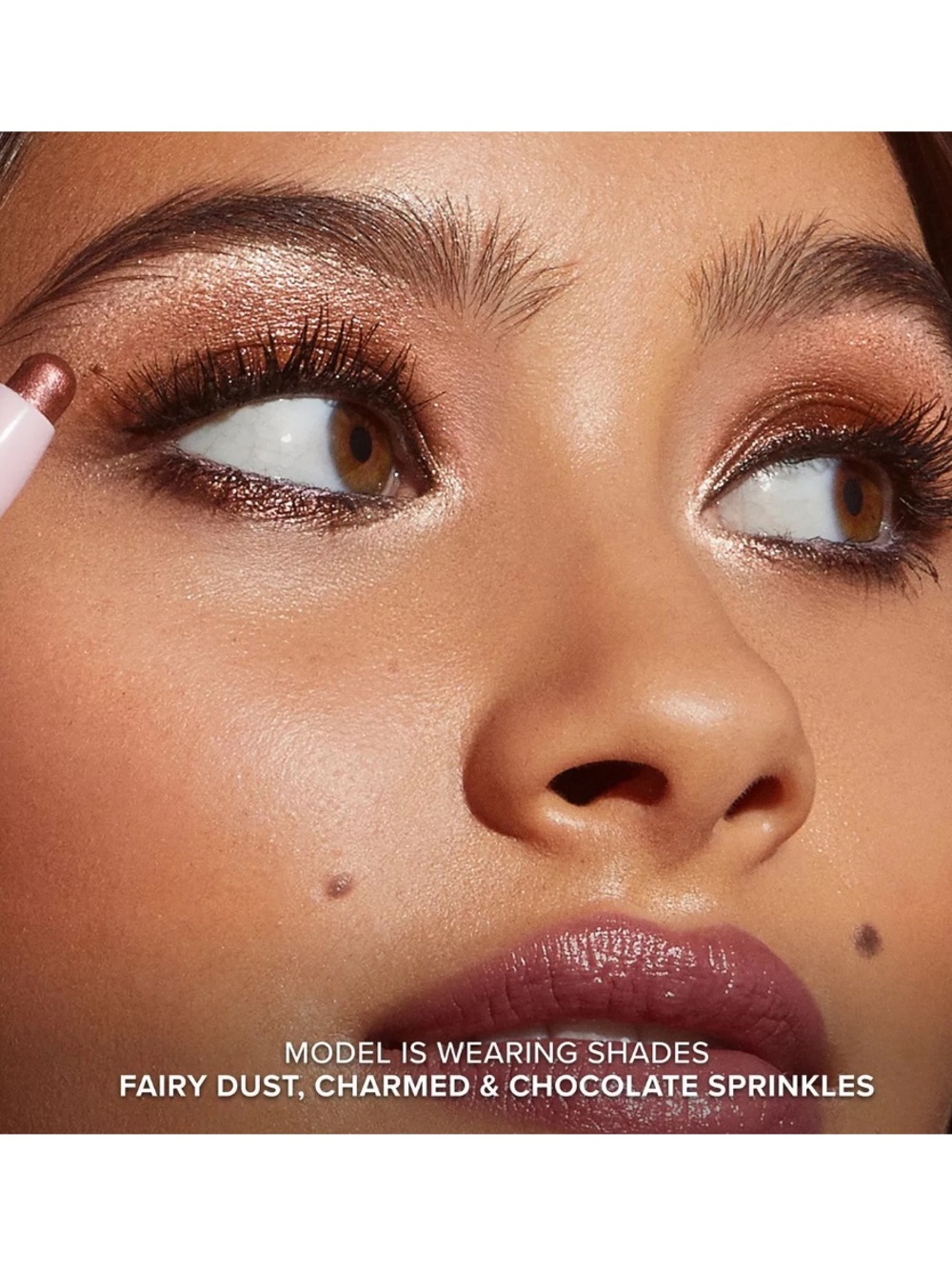 Too Faced Quickie Queen Eyeshadow Stick in Chocolate Sprinkles 1.5g BRAND NEW - Picture 4 of 9